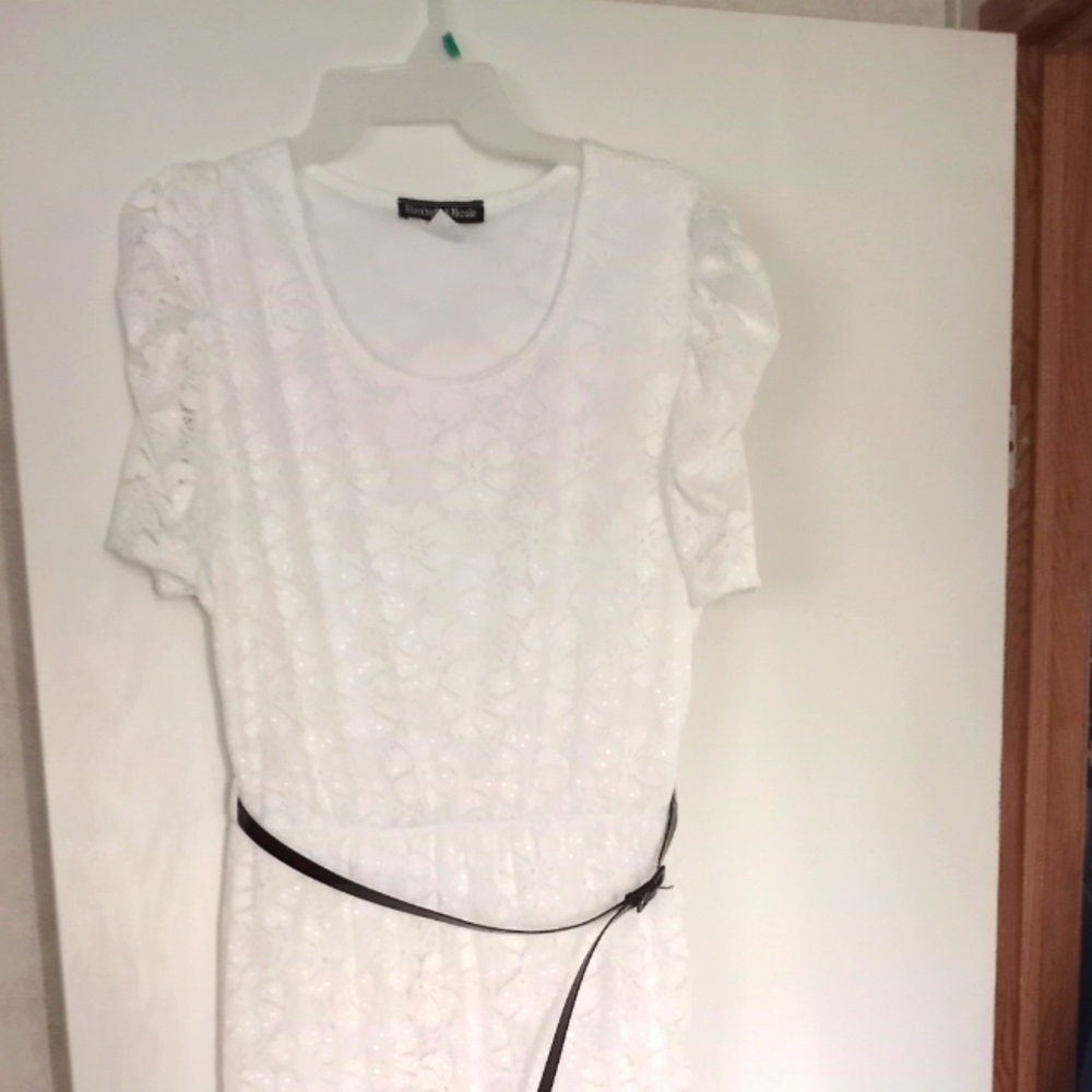 Lace white dress